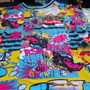 Plus size Colorful Graphic Shirt